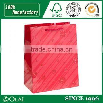 Hot Sale Red Jewelry Paper Bag