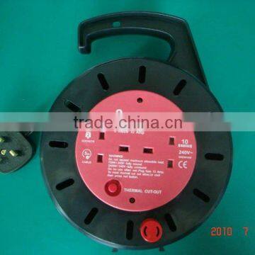 UK type cable reel socket