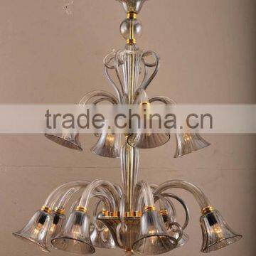 Glass chandelier