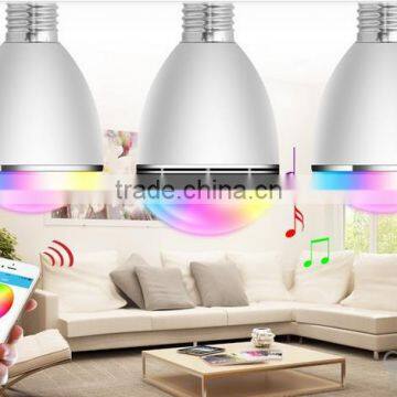 Wholesale Bluetooth Speaker Bluetooth 4.0 Smart LED bulbs Speaker lights APP control IOS and Android system