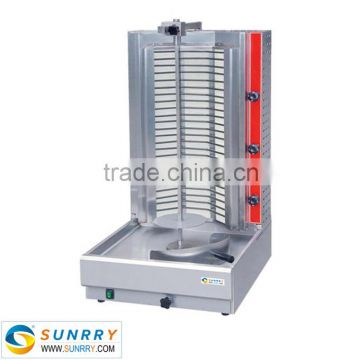 Gas doner kebab machine with grill with 4 burners gas shawarma machine with grill (SUNRRY SY-SB700B)