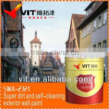 highefficient and self-cleaning outer wall paint