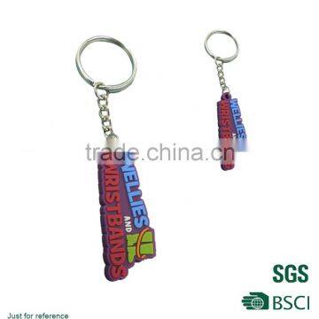 Promotional cheap custom soft pvc keychain