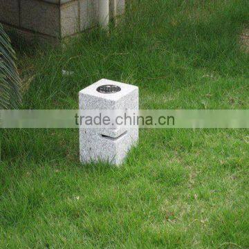 solar lamp in stone,natural stone lamp,solar art lamp