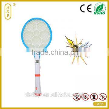 TB-2011recharge battery with LED light mosquito bug zapper racket