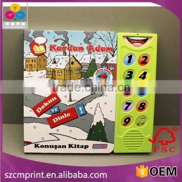 China book printing High Quality Sound Book Children / Direct factory