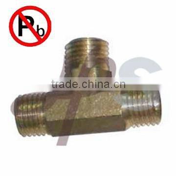 Lead Free Brass Male Tee