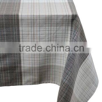 100% Polyester Home Use Fashion Check Cheap Table Cloth photo-3