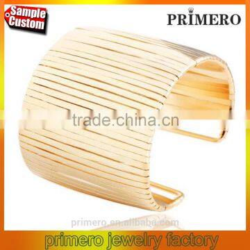 New Street Multilayer Punk Cuff Bracelets Alloy Gold Opened Hip Hop Bangles