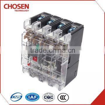 80amp 100amp 4pole Load Break Switches, 35KA Transparent Cover Shell Mccb Circuit Breaker photo-2