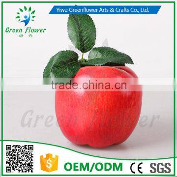 Greenflower 2016 Wholesale 17cm EPS Artificial fruit apple handmade China for fruit store supermaket decoration