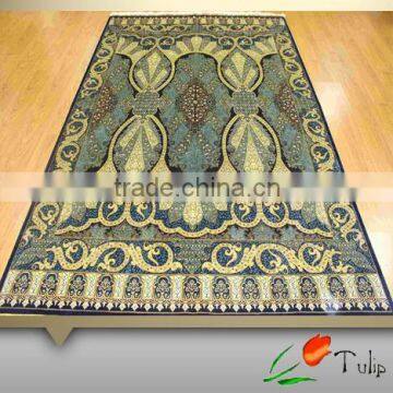 Hand Knotted Persian Carpets In Stock 6'x9' Handmade Silk Persian Rug For Hotel ,Home Use