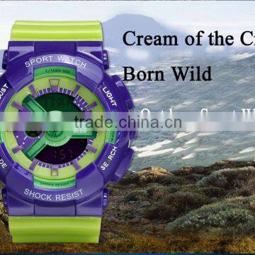 Rubber Strap Display Watch Sport Style Women Watches Function Cheap Watch Chronograph Sport Watch photo-3