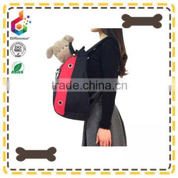 red front chest bag dog carrier bag