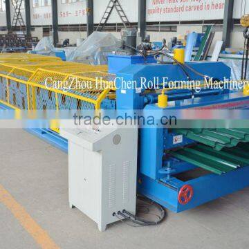 HC28/25/1250 Double Layer Galvanized Roof Panel Galzed Tile Roll Forming Machine