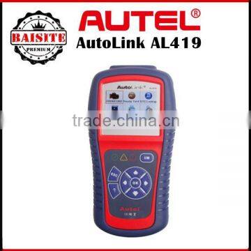 Auto car diagnostic Code Reader original Autel AutoLink AL419 Auto Scanner Update Online in stock