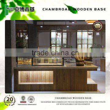 Dining Hall Wood Bar Counter for Sale photo-5