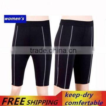 Women Compression Gear Base Layer Sport Gym Shorts Basketball Running Training Tights Size M-XXL Trousers 2004