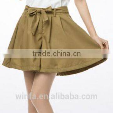 fashion custom ladies soft cotton mini skirts