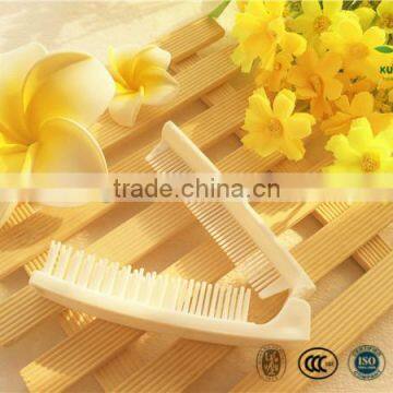 Exquisite Hotel folding comb hair brush for travel kit