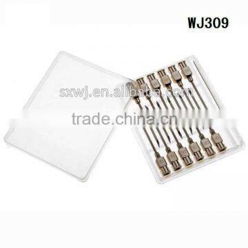 WJ309 18mm hub veterinary equipment strong needle brass needle