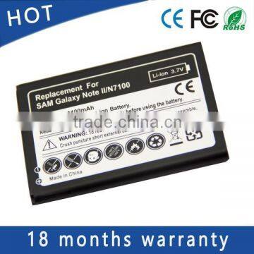 Supply EB595675LU replacement cell phone battery for samsung note 2 N7100 N7000 N7102 N7105