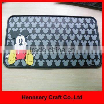 3D OEM logo custom rubber table mat