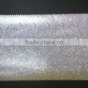 Woven fabric laminated with Aluminum foil