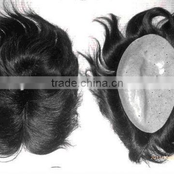 Alibaba express natural human hair toupee for women, hair replacement for women, thin skin toupee for women