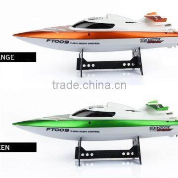 FT009 rc boat 2.4G 6 Channel speed boat,mini boat for kids plastic toy