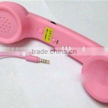 Radiation protection retro Handset for mobile phone talk