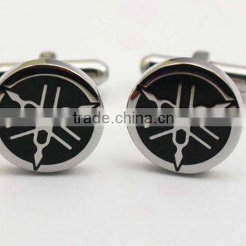 Factory Wholesale Casual Men Stainless Steel Cufflink With Logo