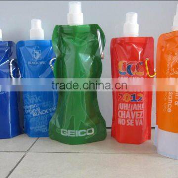 500ML Stand up water pouch with spout,drinking water plastic pouches,mineral water spout pouch                        
                                                Quality Choice