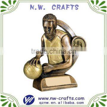 Fashion resin basketball souvenir sport awards