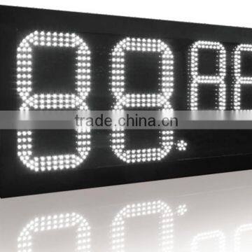 8" 10" 12" 16" 18" 20" 24" small led digital clock temperature display, outdoor led clock display, waterproof led clock display