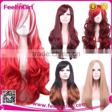 No MOQ Newest Arrival Fashion Women Long Top Wig