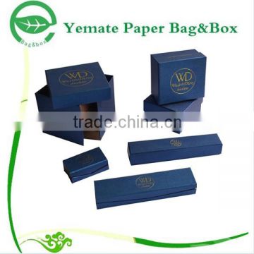 high quality customized wholesale beautiful luxury printed jewellery paper packaging box set presentation gift jewelry paper box