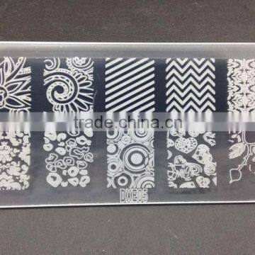2016 New Nail Acrylic Printing Templates Environmentally Friendly Nail Art Plate Tools