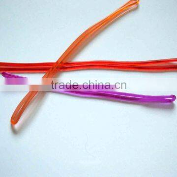 rose color pvc loops (M-LP037)