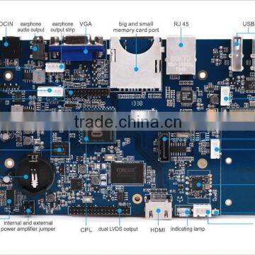 SMDT Digital Signage 3G Wifi RJ45 Network Dual Processor Motherboard