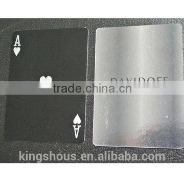 High End Silver Playing Cards for Advertising Promotional Gift Casino Wholesale photo-3