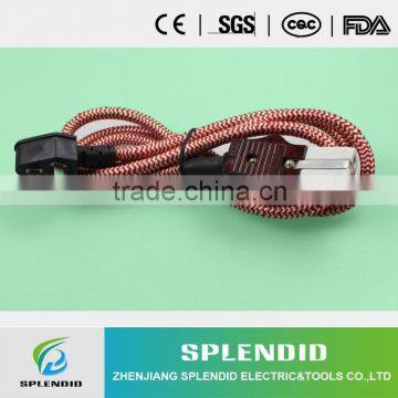 Rice cooker Braided power cable connector