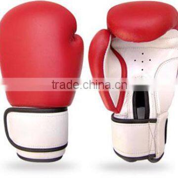 Premium Cowhide Leather Red Boxing Gloves photo-2