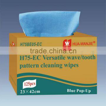 Replace Dupont Sontara EC Versatile wave/tooth pattern industrial wipes