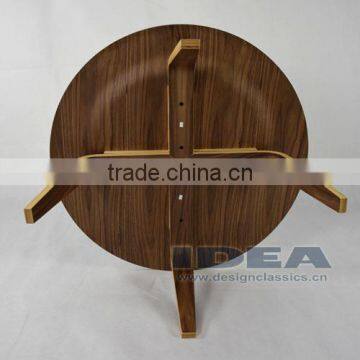 Replica Charles Plywood Coffee Table - Walnut photo-4