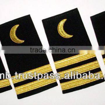 Navy Epaulettes | Marine Epaulettes | Navy Uniform Epaulettes with Gold French Braids