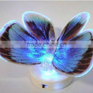 310 Colorful Flashing Fibre Butterfly Decoration Toy