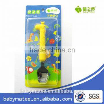 Babymatee Cartoon Stainless Steel Baby/ Children's Spoon & Fork for Baby photo-3