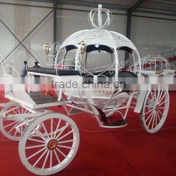 Victorian wedding horse carriage