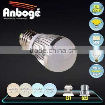 low price and MOQ 3w to 12w led bulb e27